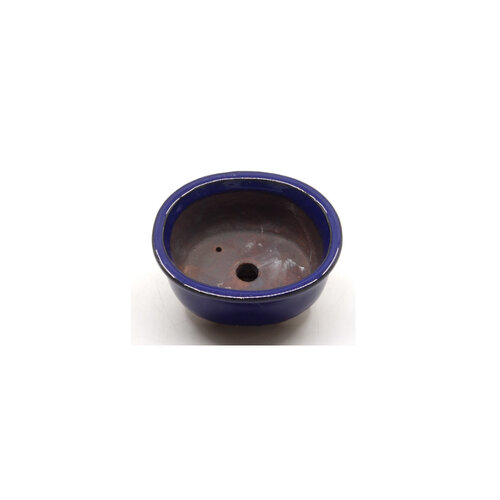 Bonsai pot blauw ovaal 12cm - set