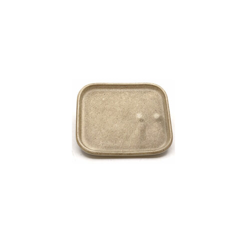 Bonsai pot beige rectangle 12cm - set