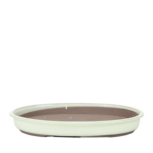 Bonsai pot creme oval 45cm