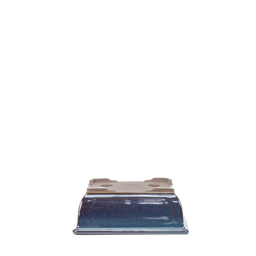 Bonsai pot green rectangle 21cm