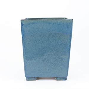 Bonsai pot cascade blue square 25cm, height 30cm