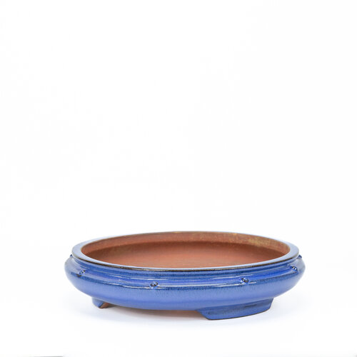 Bonsai pot drum blue round 31cm Bonsai pot drum blue round 31cm