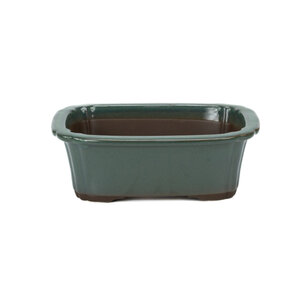 Bonsai pot dark green mokko 25cm