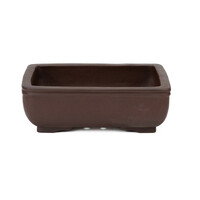Bonsai pot unglazed rectangle 25cm