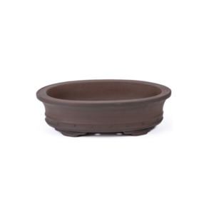 Bonsai pot ongeglazuurd ovaal 35cm