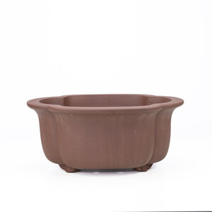 Bonsai pot unglazed mokko 36cm