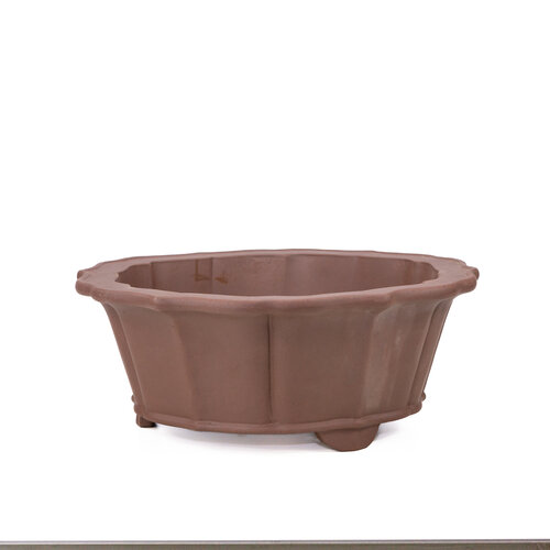 Bonsai pot unglazed chrysanthemum round 36cm