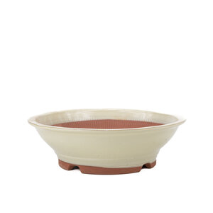 Bonsai pot creme rond 36cm