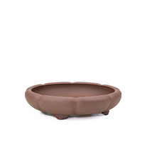 Bonsai pot unglazed chrysanthemum round 30cm