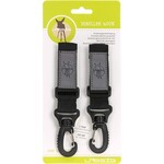 Lassig Lassig - CAS Stroller Hooks black 2 pack