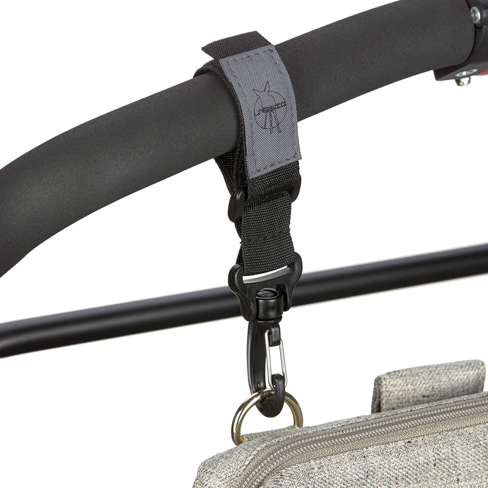 Lassig Lassig - CAS Stroller Hooks black 2 pack