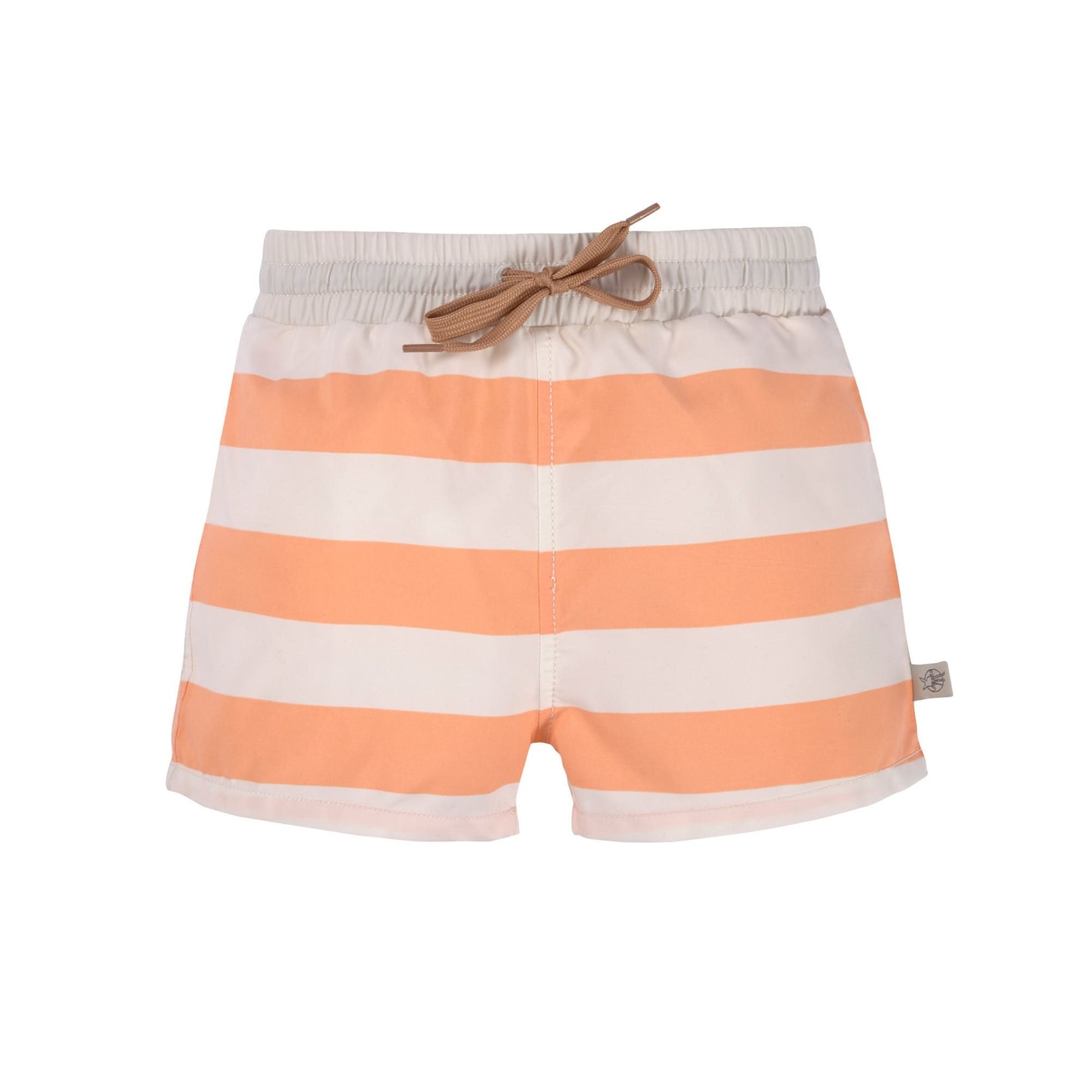 Lassig Lassig - Boardie Shorts Block Stripes milky/peach (zwemluier binnenin)