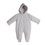 Baby Gi Baby Gi - Baby Jumpsuit Velour - Grey