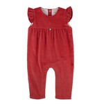 Baby Gi Baby Gi - Girls salopet met frilly detail - orange