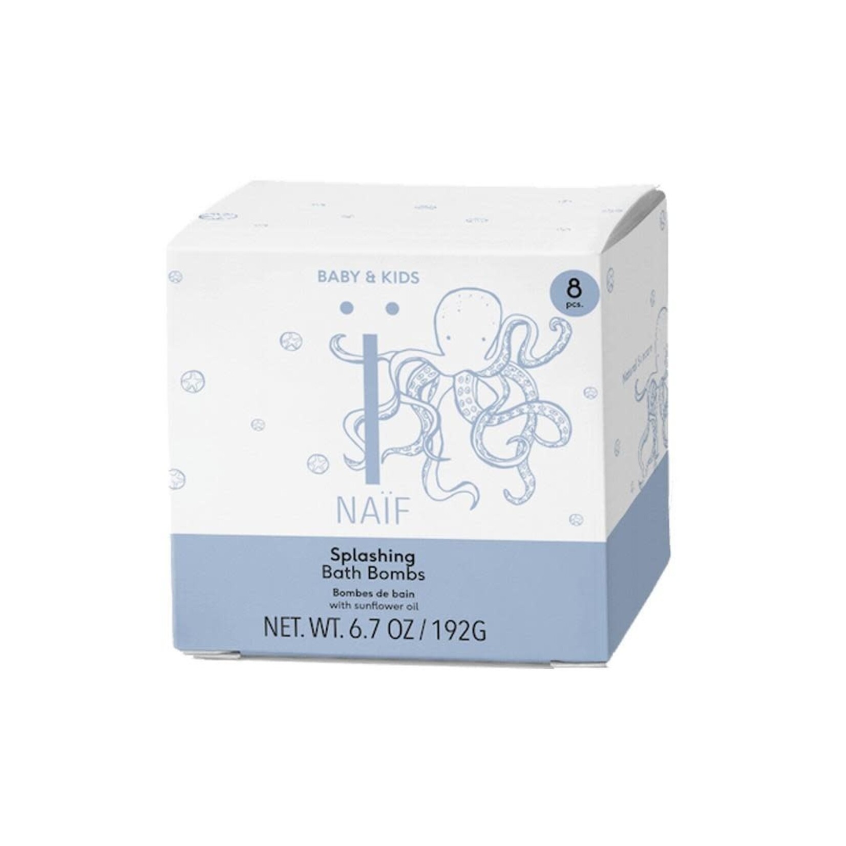 Naif Naif - Splashing Bath Bombs 8 pcs of 24gr