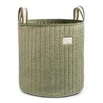 Nobodinoz - Savanna velvet toy bag olive green