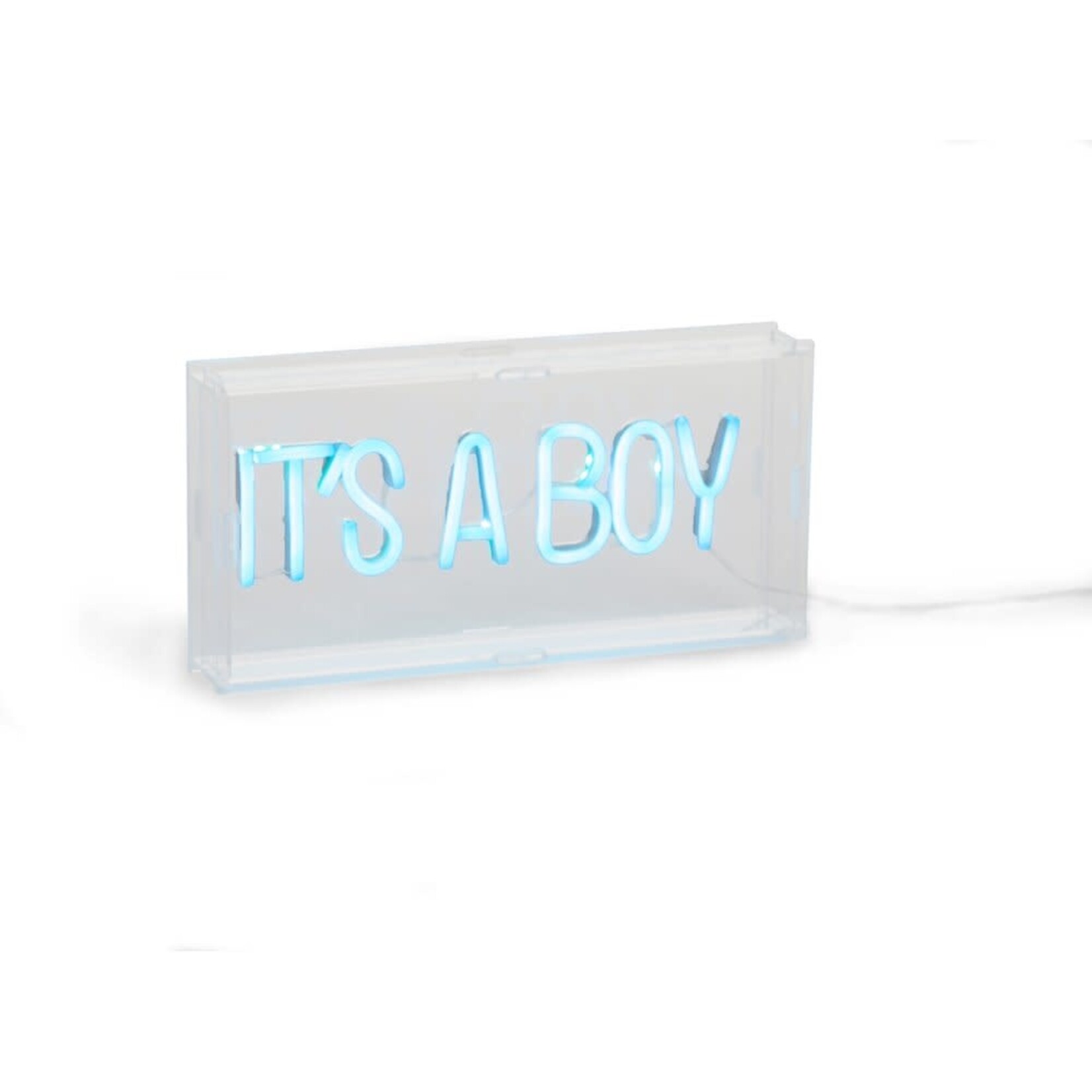 Childhome Childhome - Neon Lamp It'S A Boy (30 breed, 15 hoog)