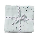 Done By deer Done by Deer - Swaddle 2-pack, Dreamy dots, Blue