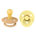 Bibs Bibs - Fopspeen natuurrubber 2-pack desert sand/sunshine