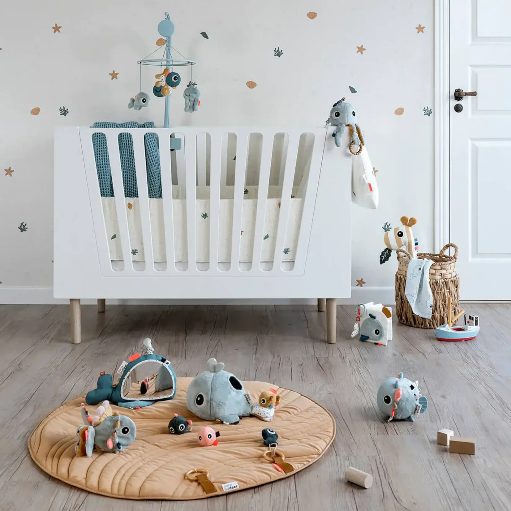 Done By deer Done by Deer - Activity floor mirror, Wally, Blue