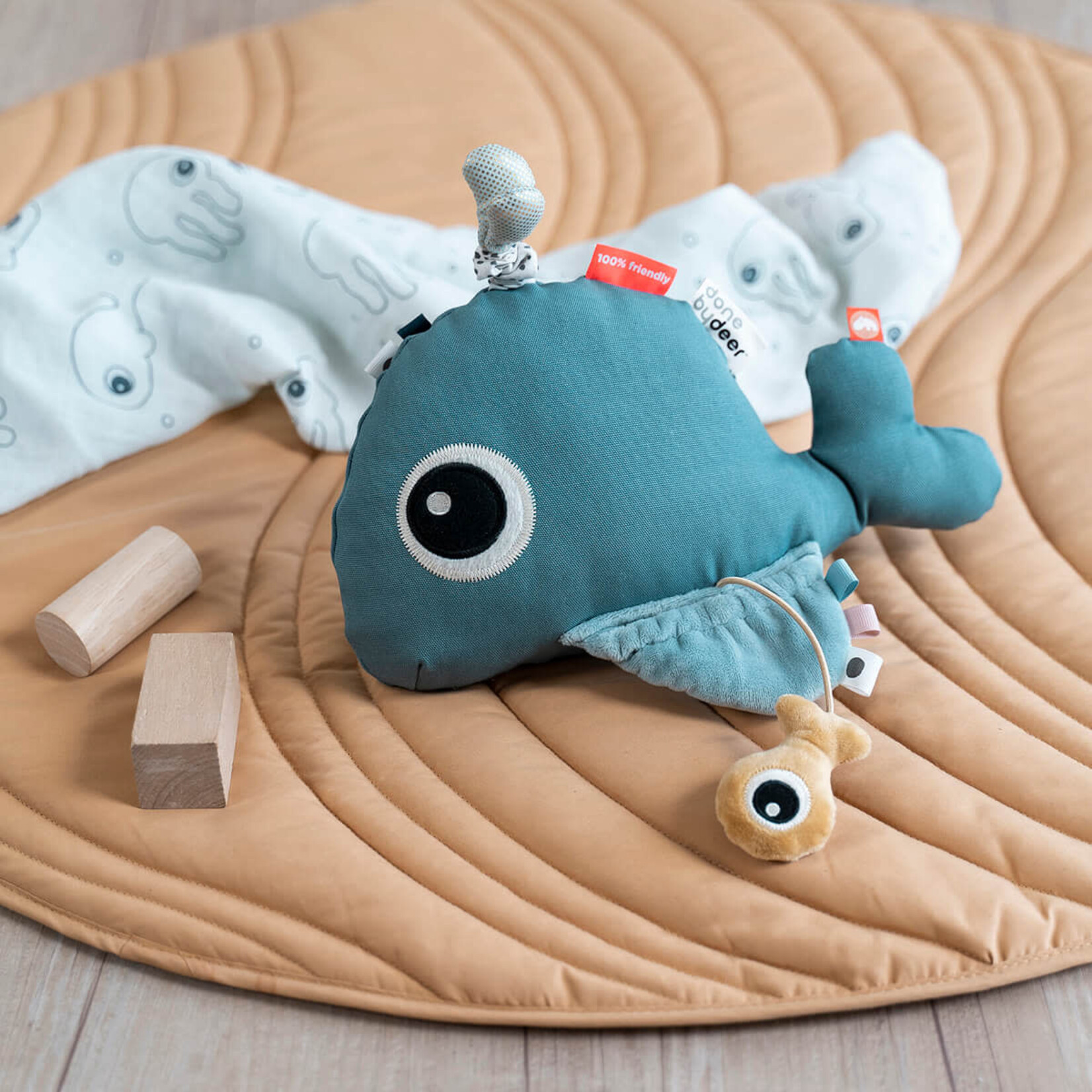 Done By deer Done by Deer - Activity floor mirror, Wally, Blue