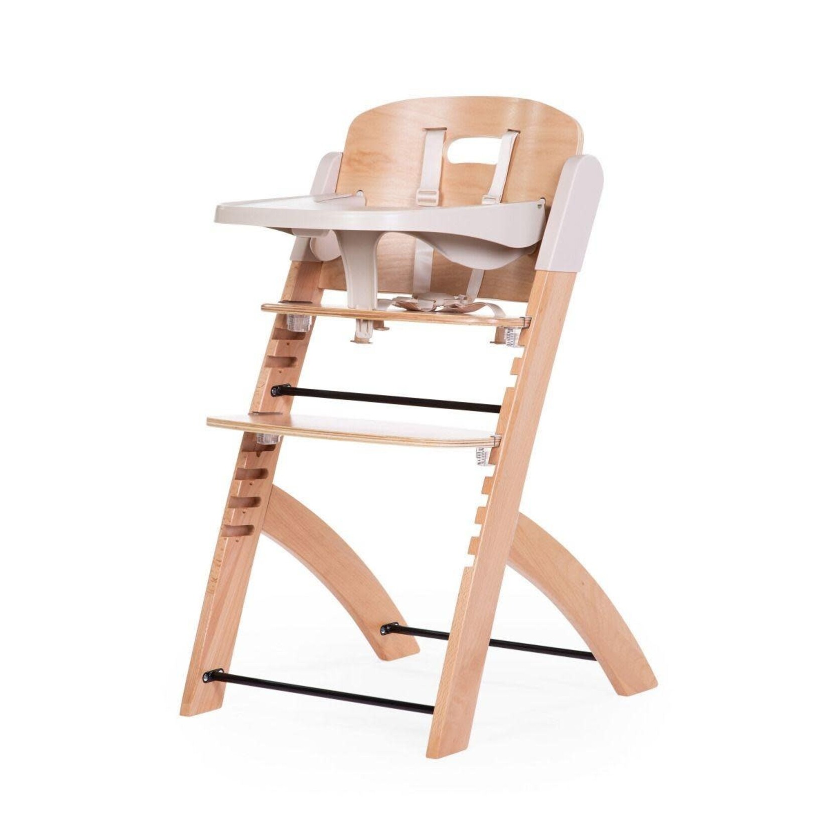 Childhome Childhome -EVOSIT Meegroeistoel + Eettablet - Naturel Beige