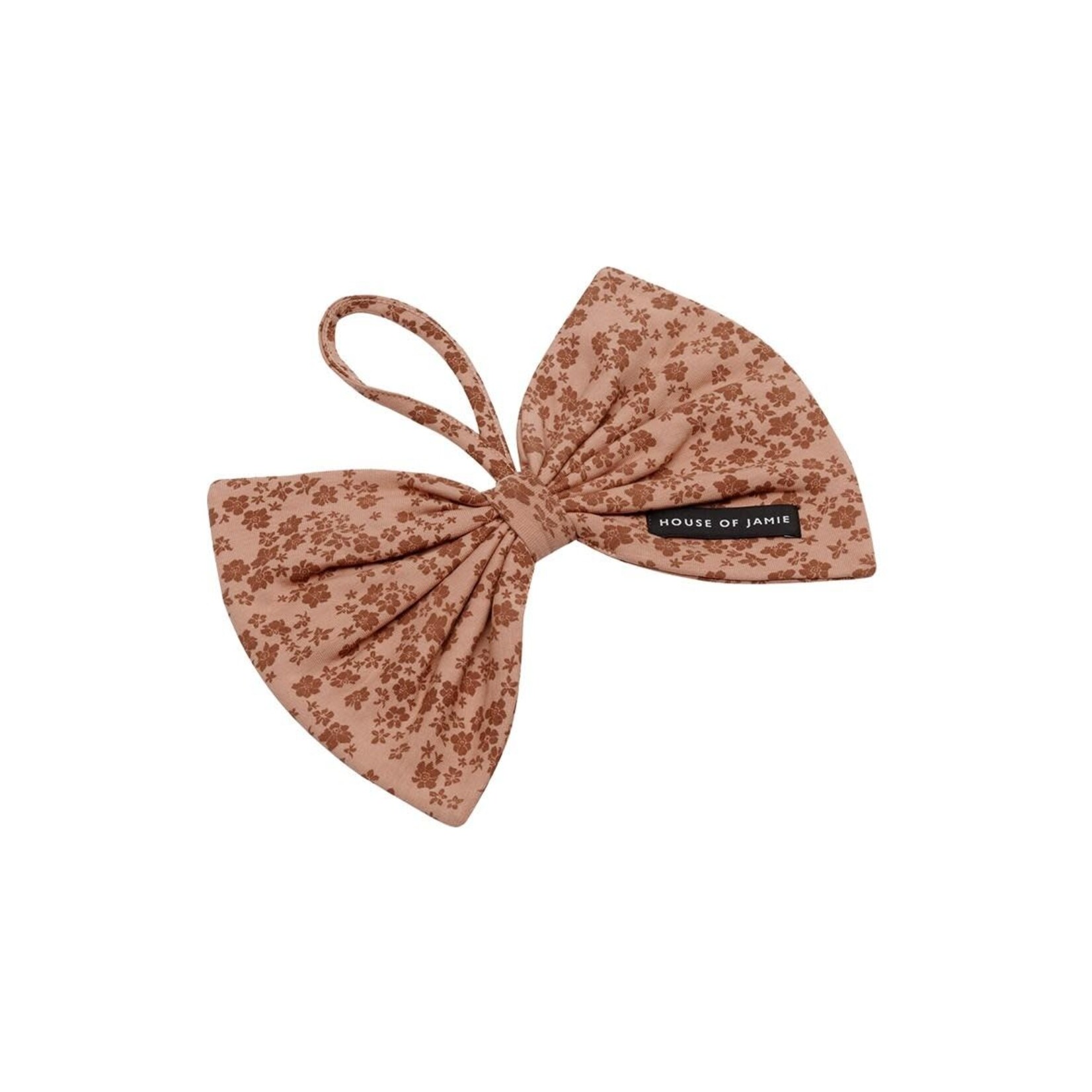 House of Jamie - Fopspeenketting bow tie terra blush blossom