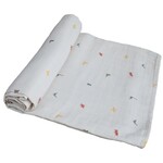 Mushie Mushie - Swaddle - Dino  - 120Cm X 120Cm