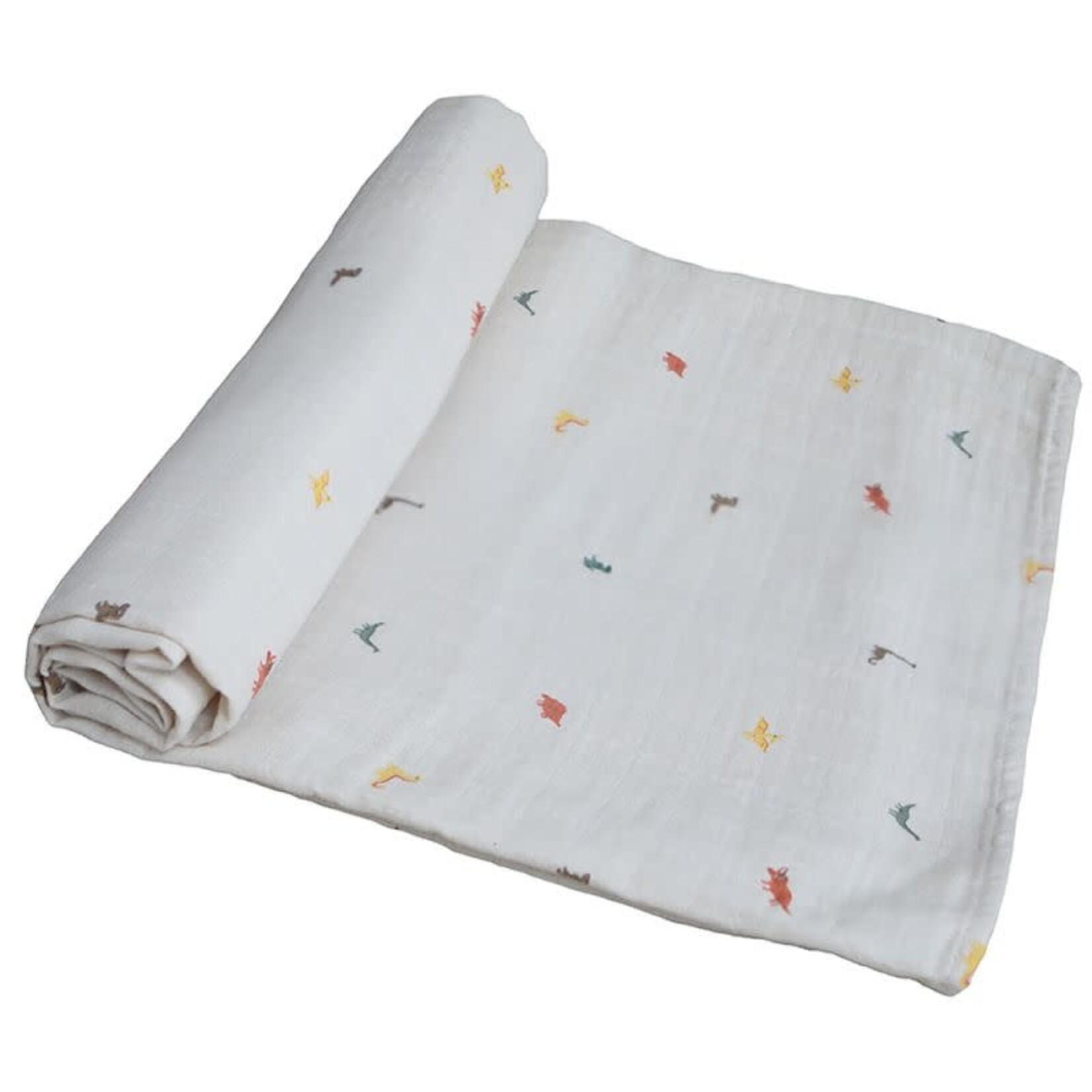 Mushie Mushie - Swaddle - Dino  - 120Cm X 120Cm