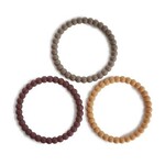 Mushie Mushie - Silicone Bracelet(3Pack)Berry/Marigold/Khaki