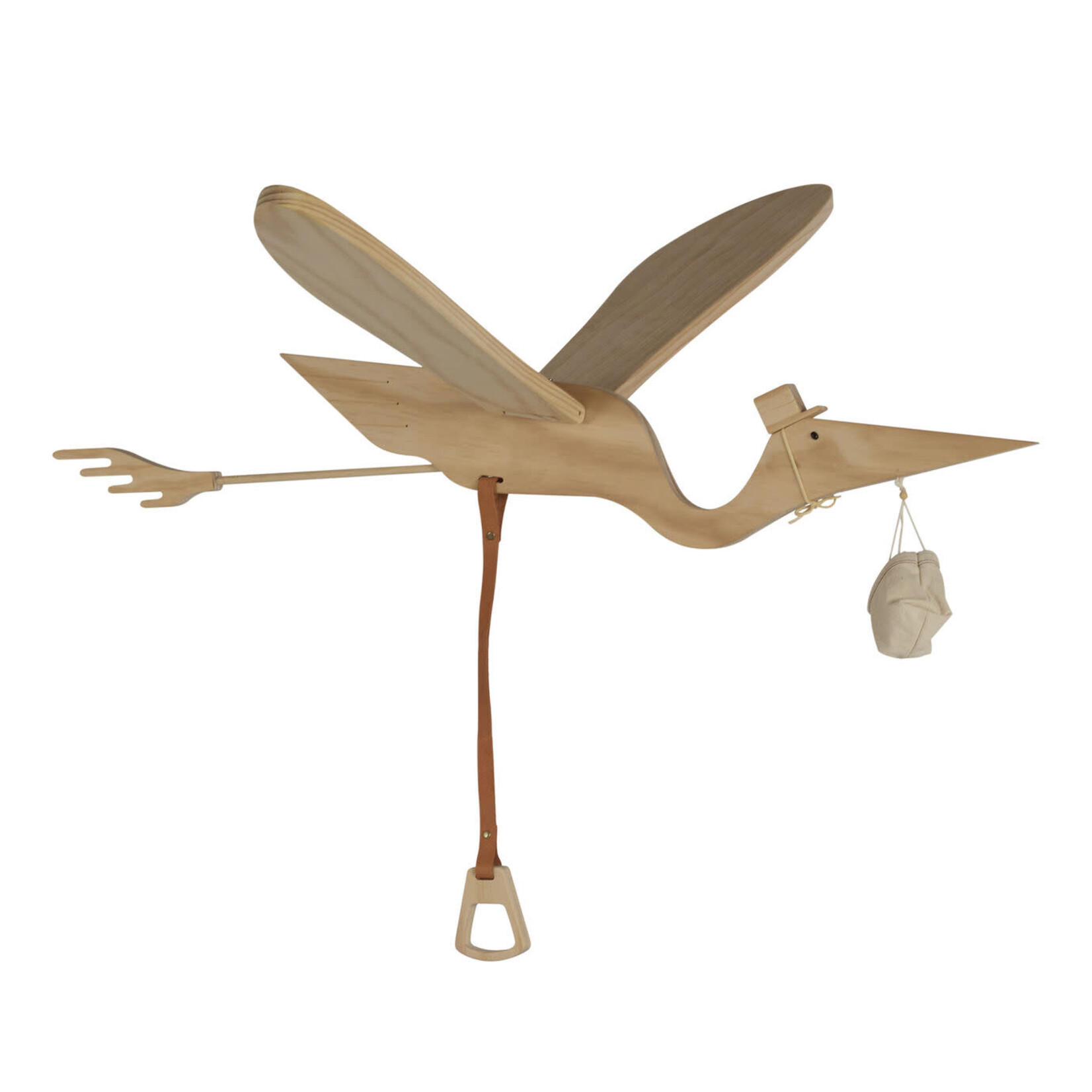 Quax Quax - Mobile Bird-Pelican Xl - Naturel