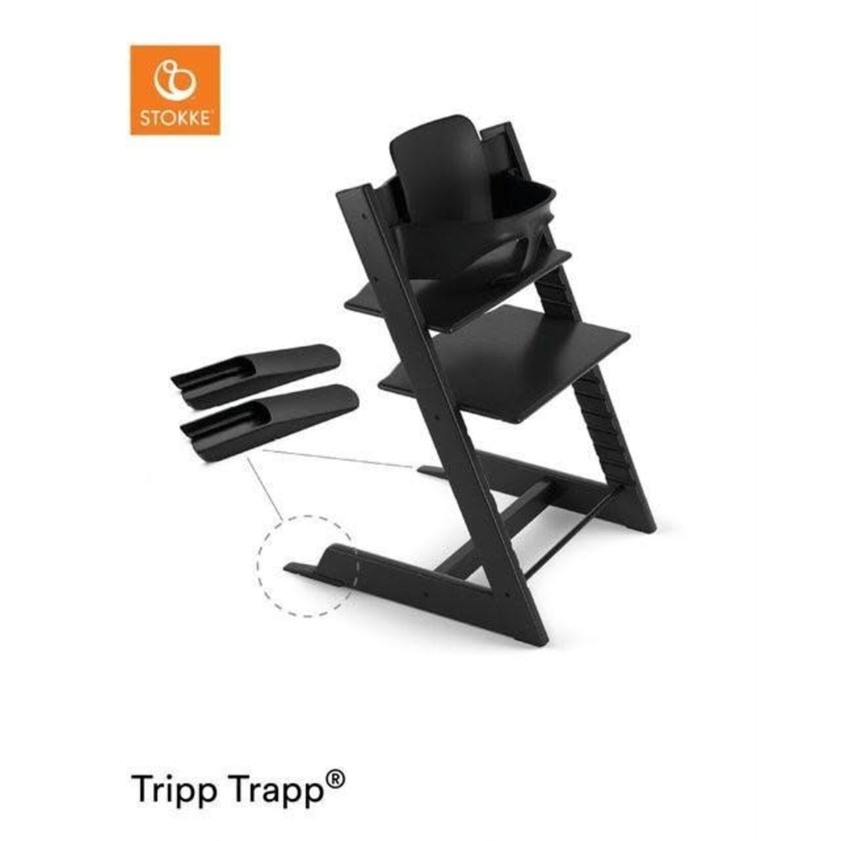 Stokke Stokke - Tripp Trapp Babyset - Black
