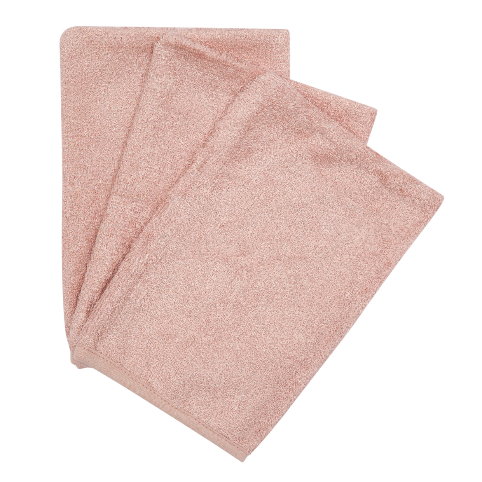 Timboo Timboo - Washandjes (3 Pieces) - Misty Rose