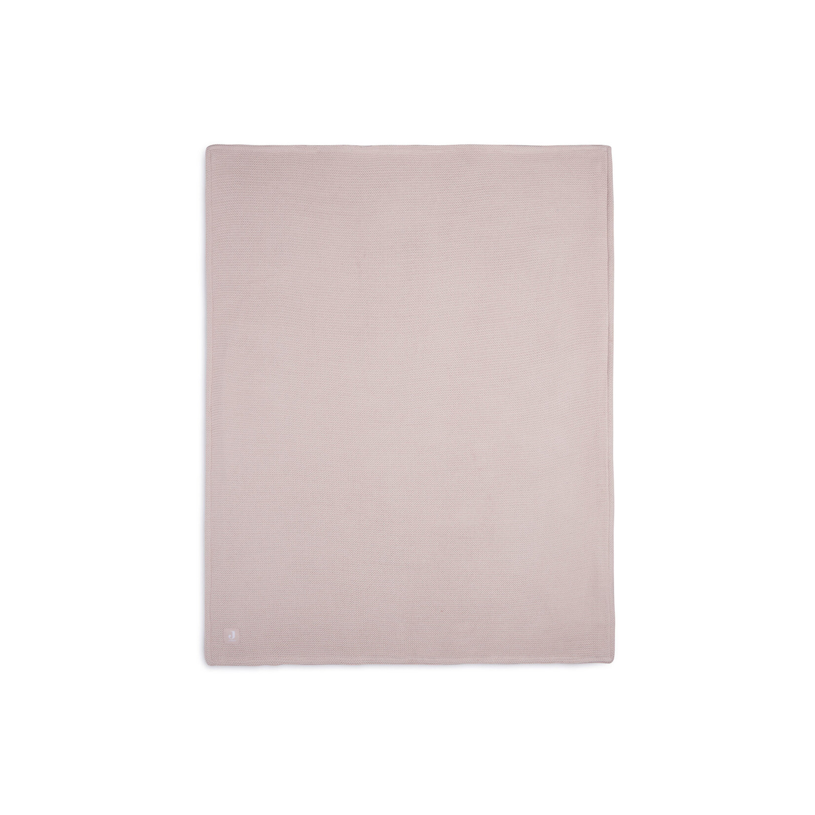 Jollein Jollein - Deken Ledikant 100x150cm Basic Knit Pale Pink/Fleece