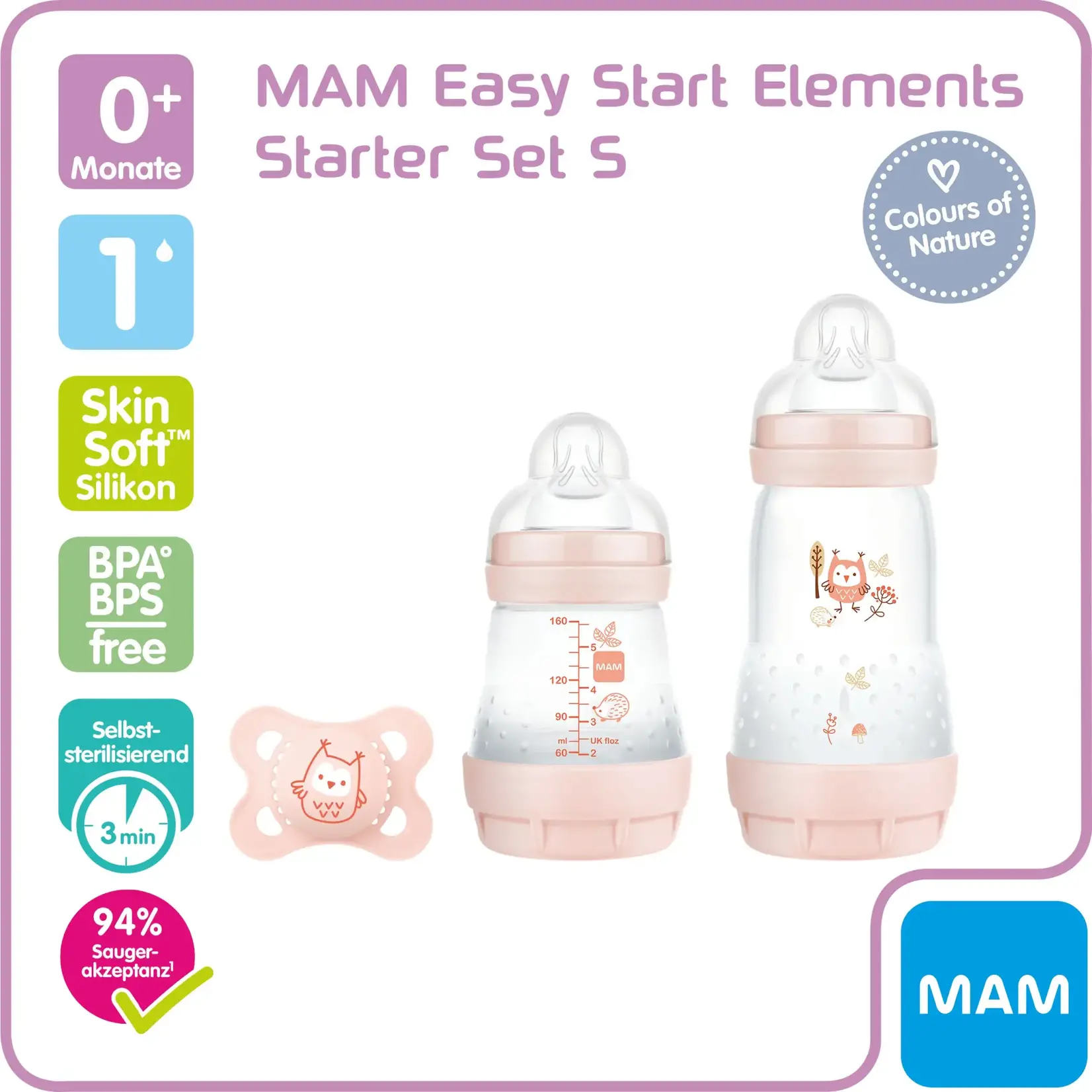 Mam - Easy Start Anti-Colic Starter Set girl