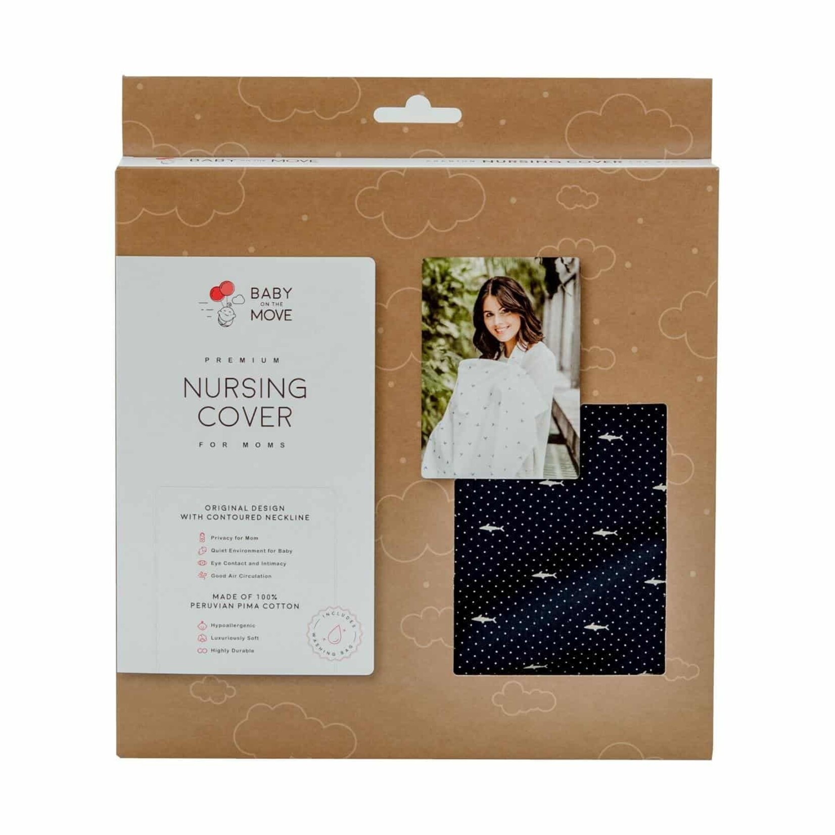 Owego Baby on the Move - Nursing Cocoon Deep Blue