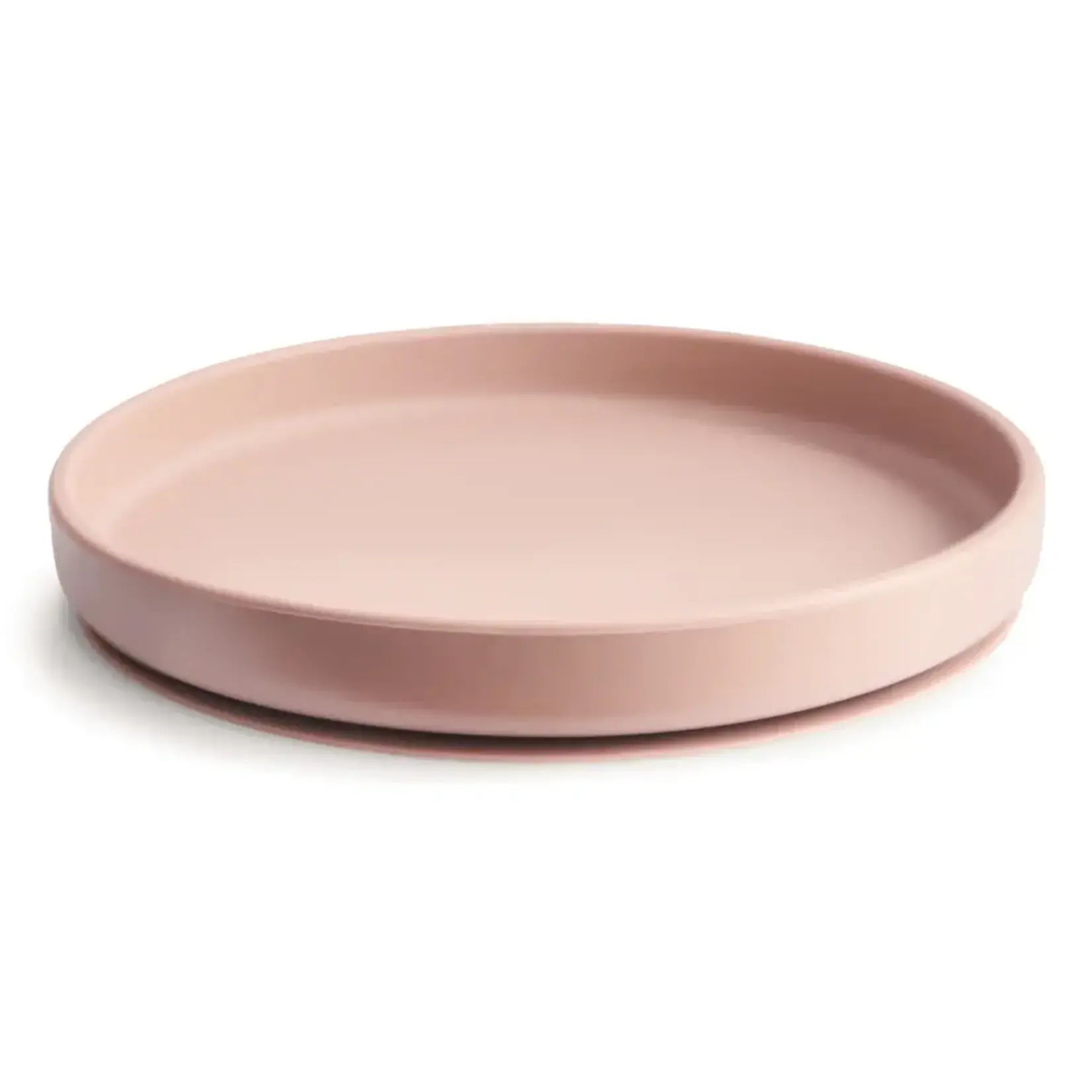 Mushie Mushie - Classic Silicone Plate - Blush (zonder vakken)