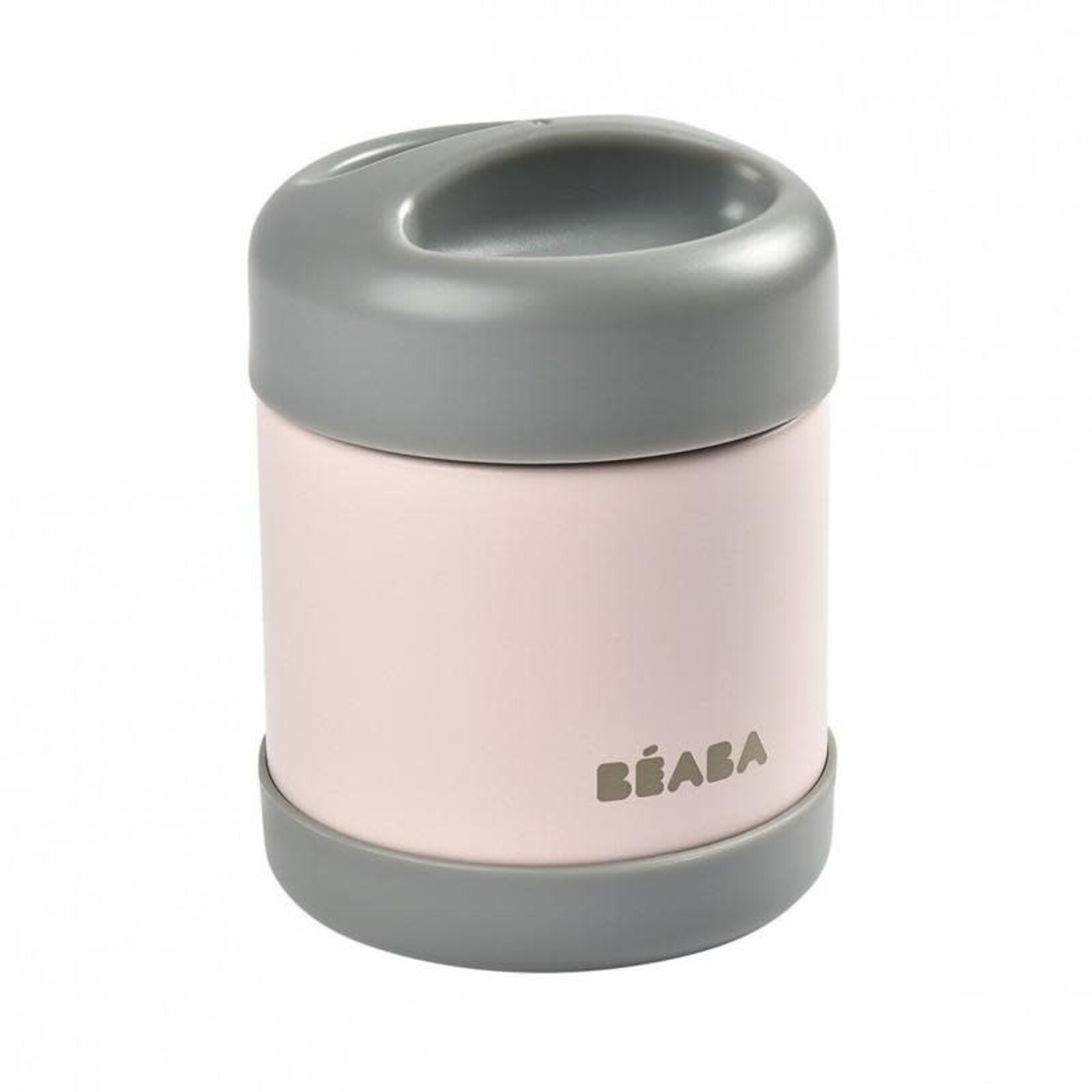 Beaba Beaba - RVS thermo-portie 300ml (dark mist/light pink)