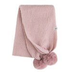 Baby's Only Baby's Only - Sjaaltje met pompon Cool oud roze - one size