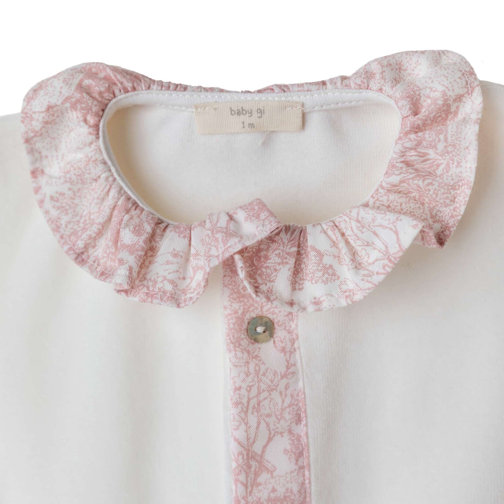 Baby Gi Baby Gi - Ivory babygrow with front row buttons - Aurora