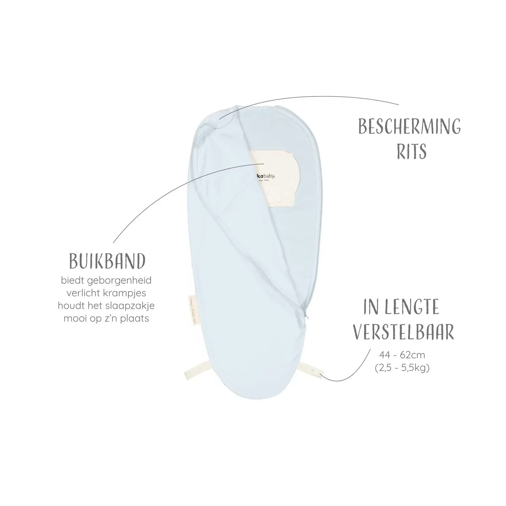 Puckababy Puckababy - The Original - Piep - 0/3 M - Teddy - Sky