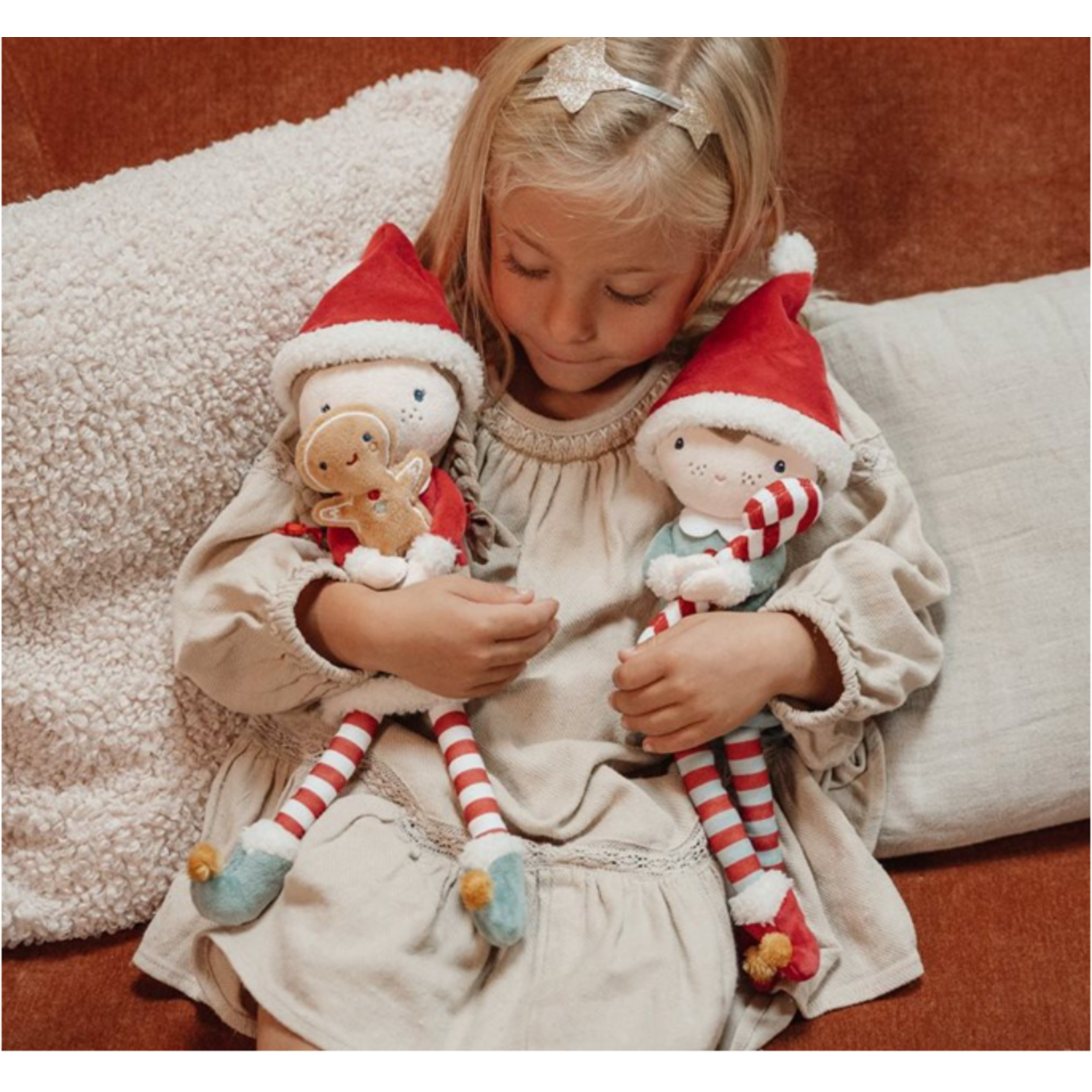 Little Dutch Toys - Knuffelpop kerst Rosa 35cm