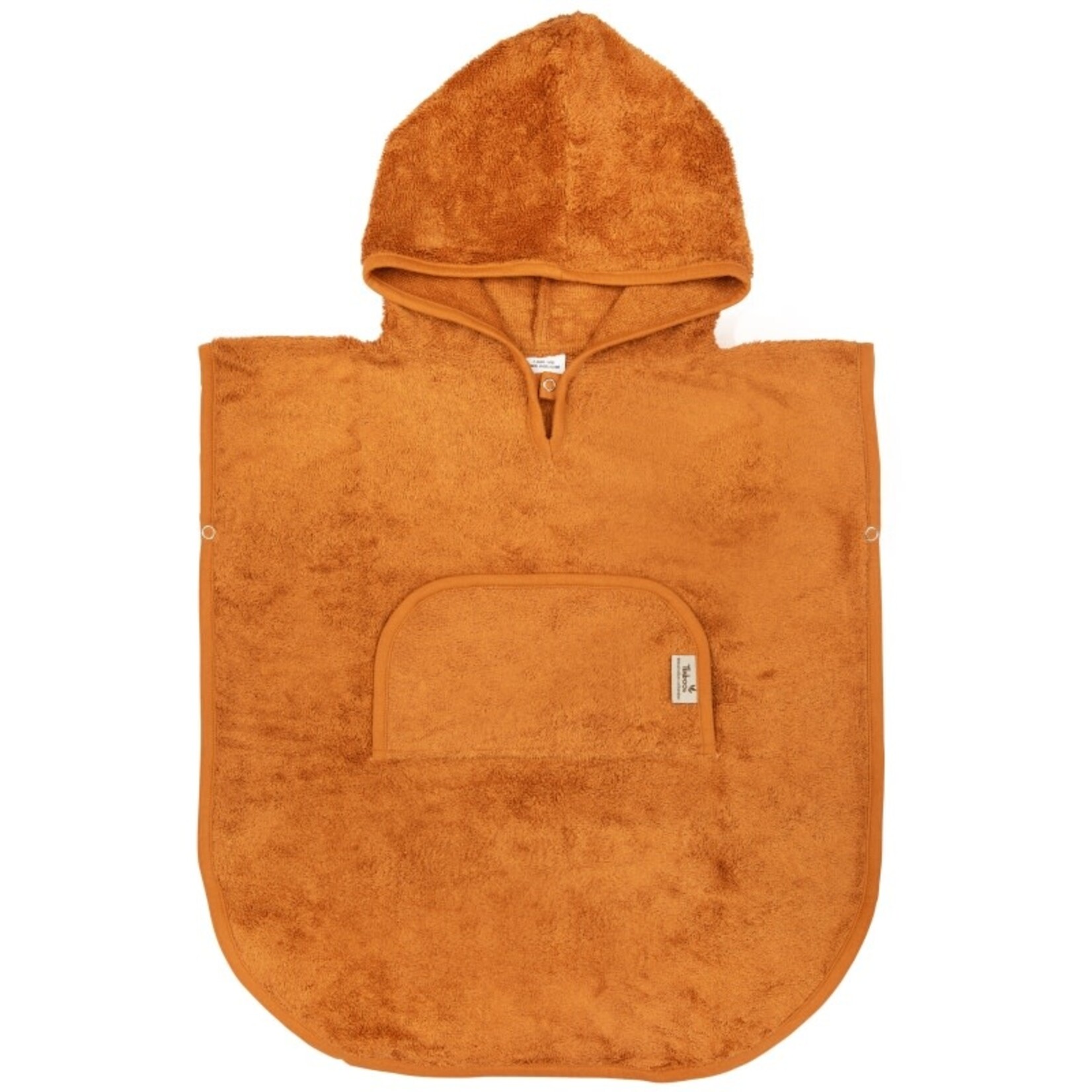 Timboo Timboo - Poncho V-Neck (2-4Y) - Inca Rust