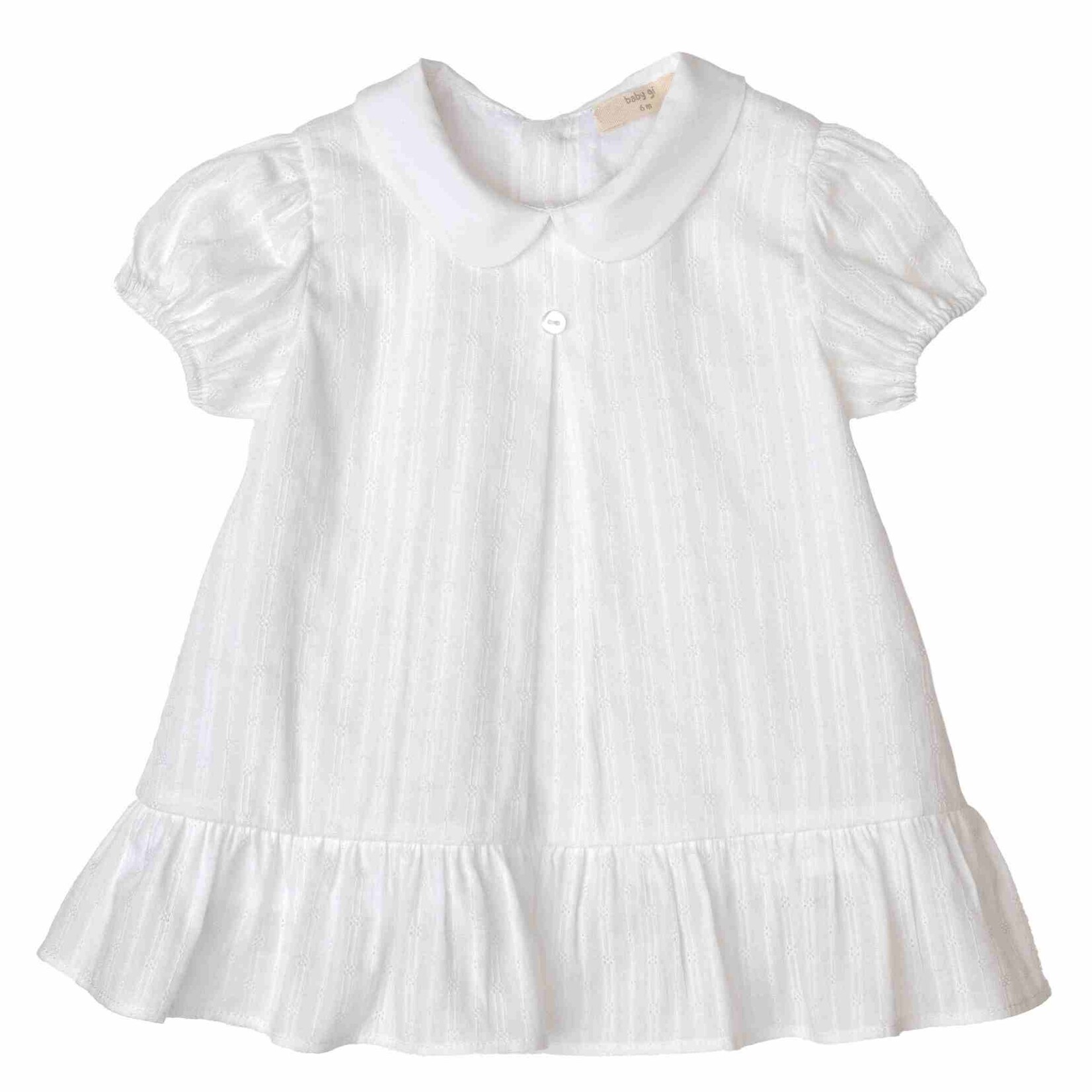 Baby Gi Baby Gi - Ivory jurk met broekje - pure