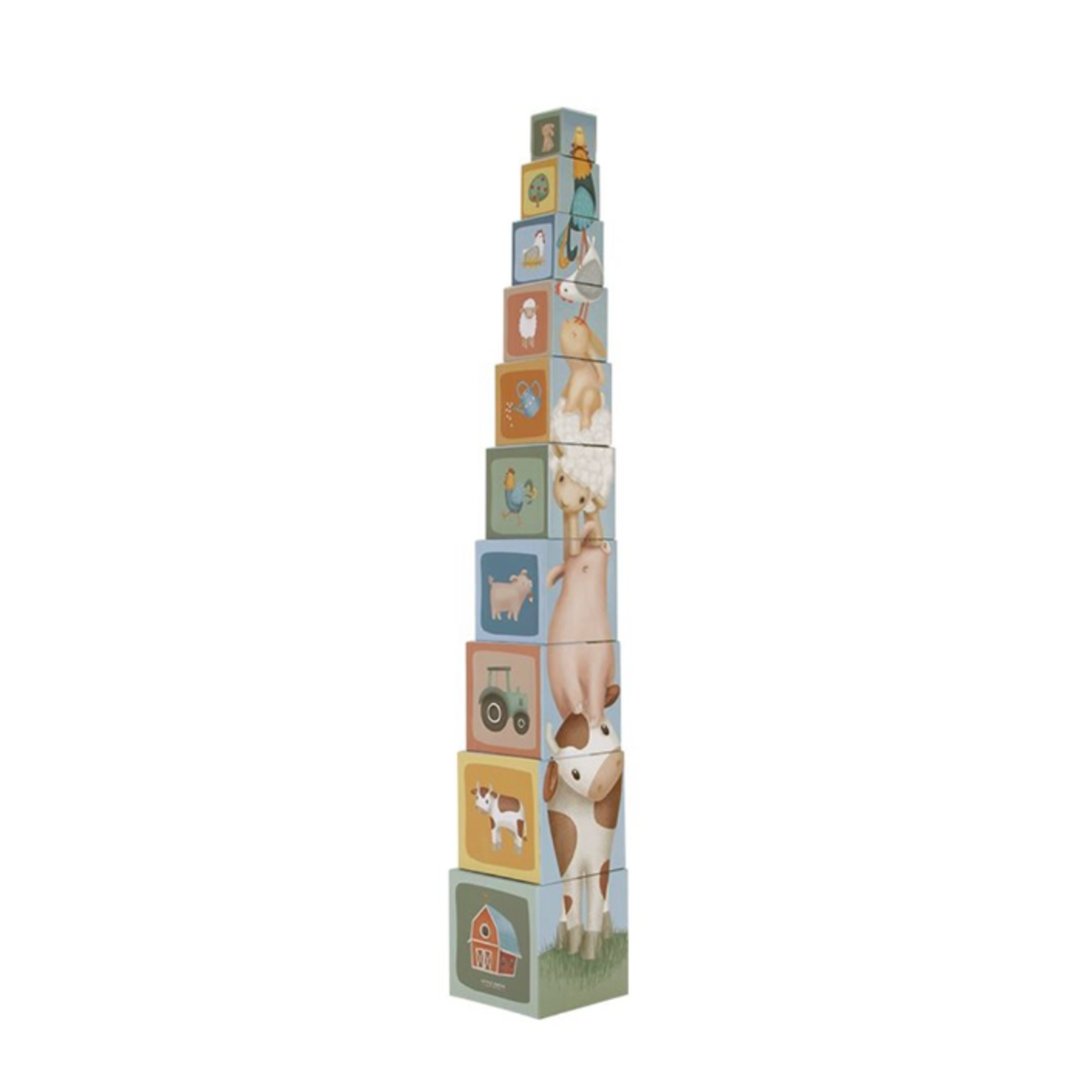 Little Dutch Toys - Kartonnen Stapeltoren Little Farm
