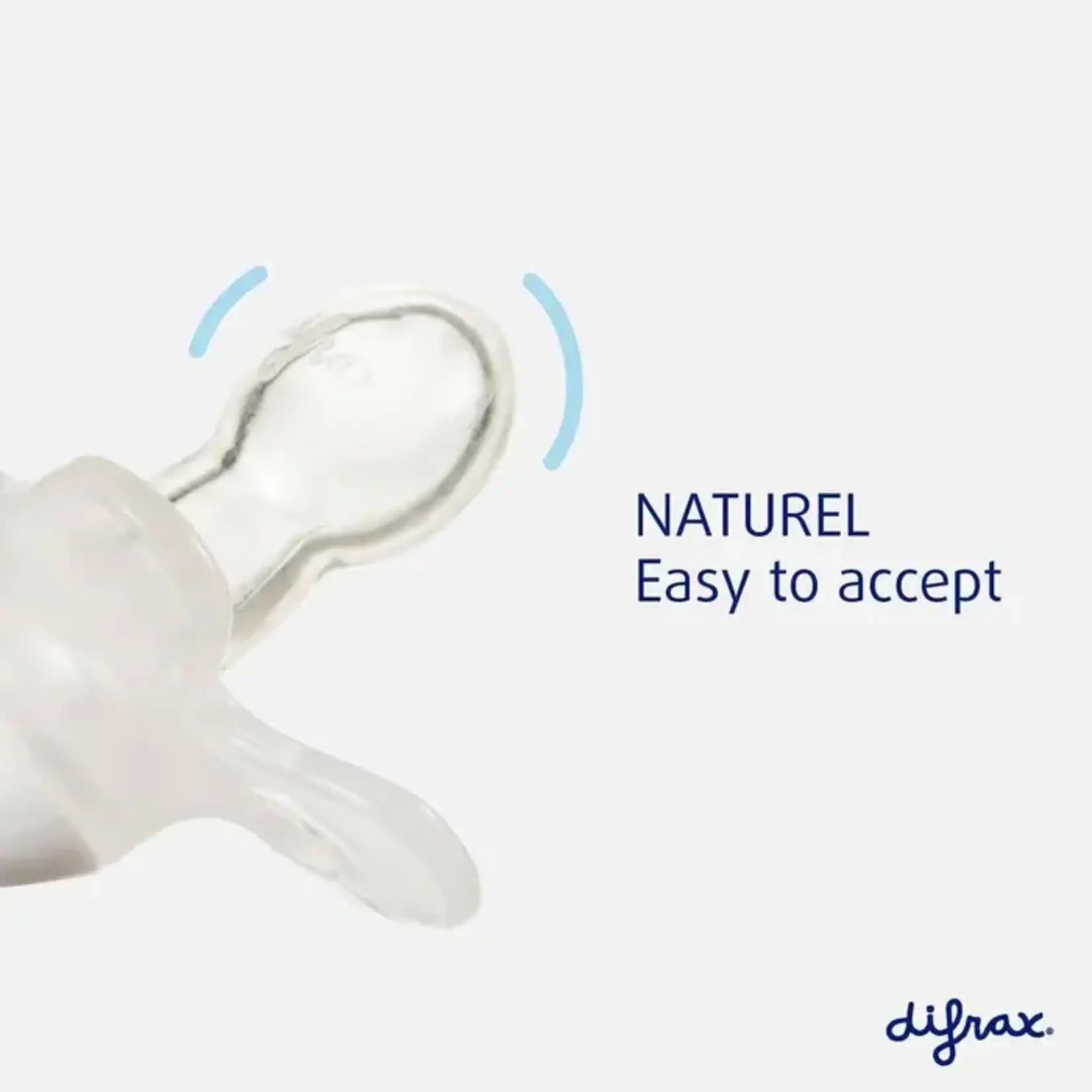 Difrax Difrax - Fopspeen Natural Newborn Uni/Pure Sage