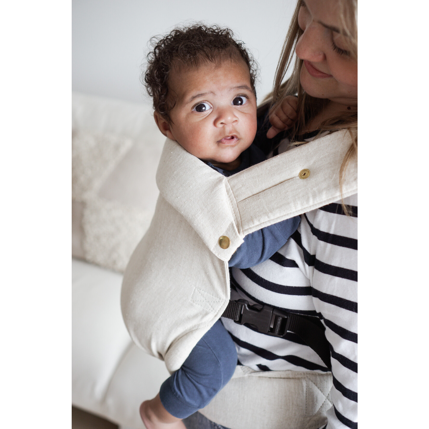 Monkose Baby Carriers Monkose - Draagzak HEIWA - linen oat
