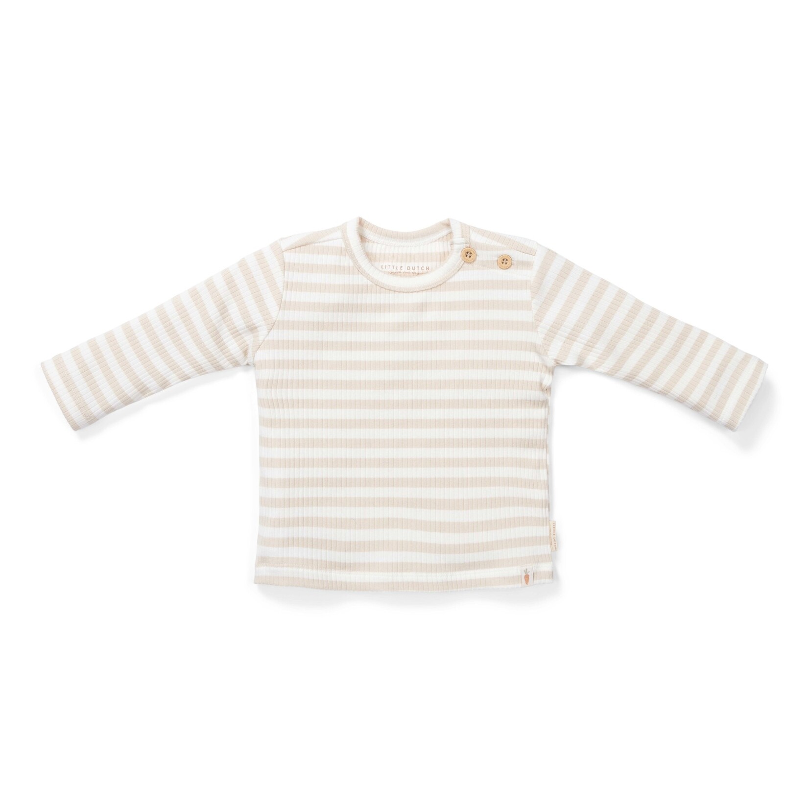 Little Dutch Little Dutch - T-shirt lange mouw Stripe Sand/White