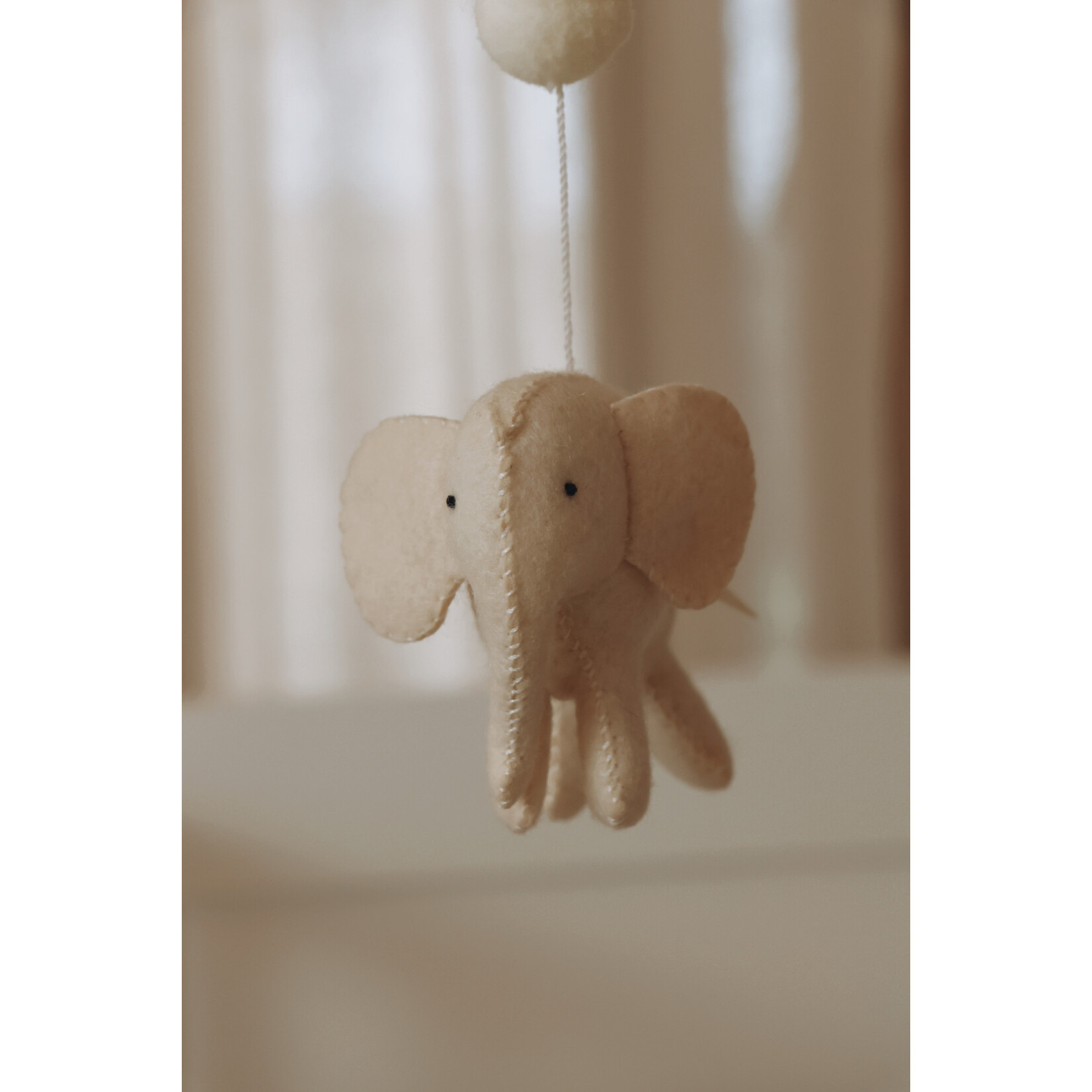 Little Loua Little Loua - Handmade Elephants baby mobile