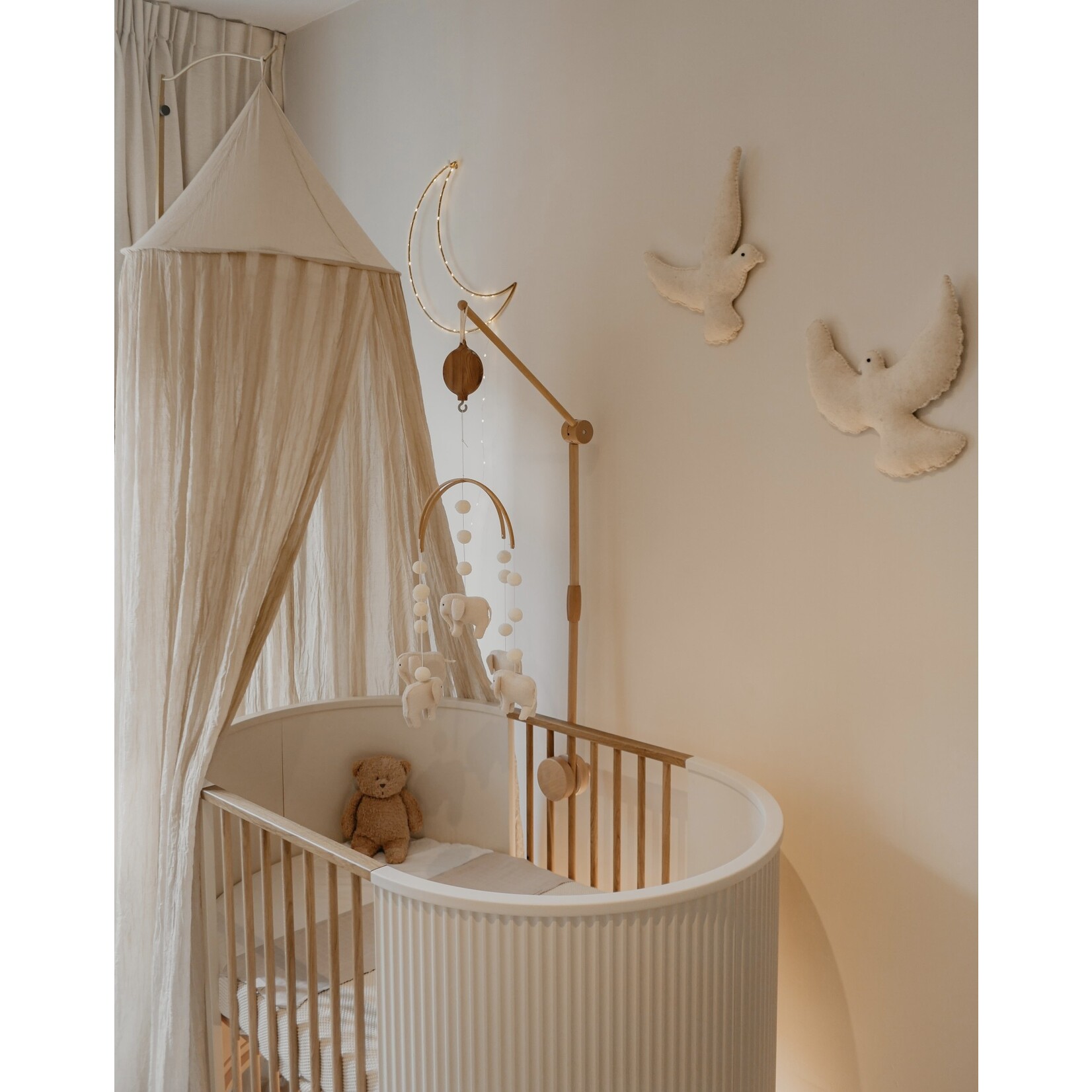 Little Loua Little Loua - Handmade Elephants baby mobile